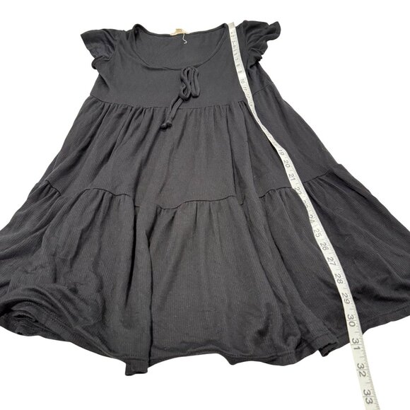 See You Monday Black Short Sleeve Dress Size S - Picture 5 of 5